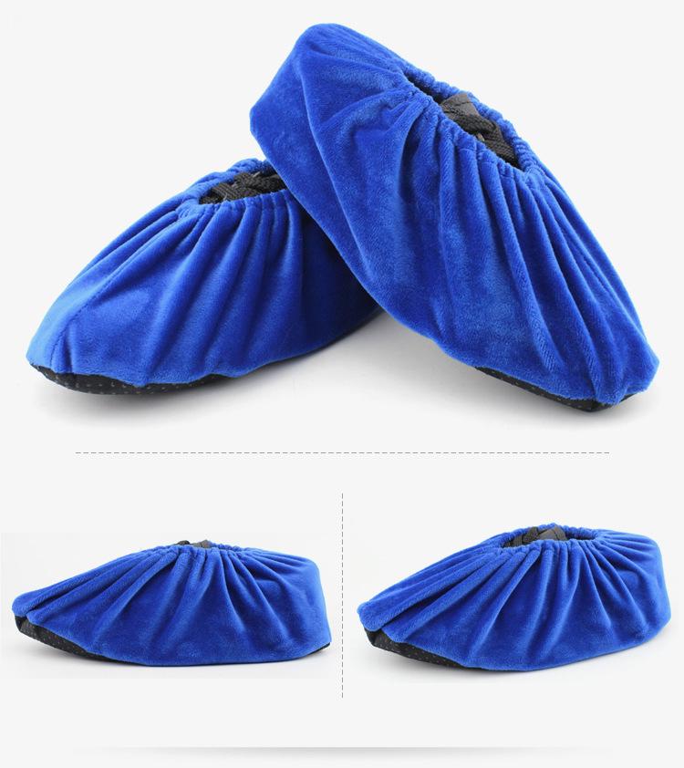 Thickened Velvet Mesh Non-Slip Reusable Shoe Covers for Adults and Students