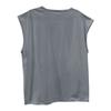 2025 Men's Summer New Sleeveless T-shirt for Youth Loose Solid Color Thin Vest