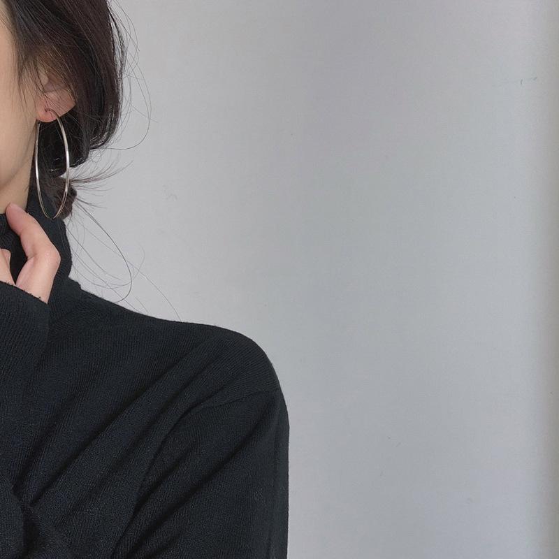 Exaggerated Large Plated Ear Clips Light Luxury Niche High-end Unique Design Trendy Gift Elegant Lady's Classic Casual Jewelry