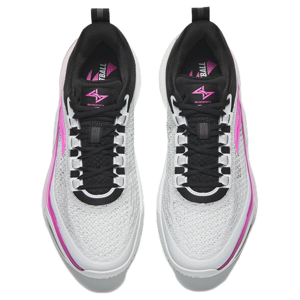 Anta Fengmang 2 Basketball Shoes Men's Low Top White Purple Sneakers 112531604Q-6