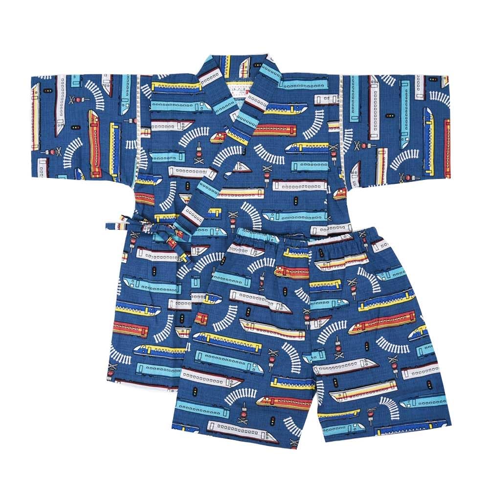 Angelic Nina R6 Jinbei Suit Nordic Train Boy's (Size 12. (Navy), 80cm)
