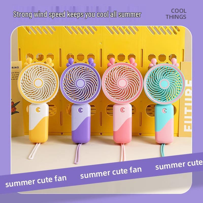 Colorful Cartoon Portable USB Pocket Fan