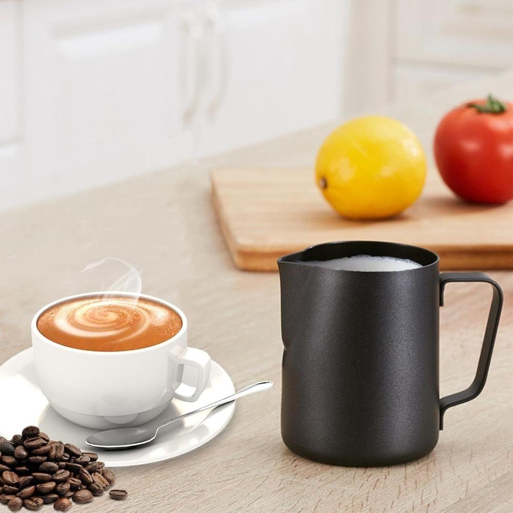 Stainless Steel Milk Frothing Pitcher 350ml Espresso Steaming Pitcher for Espresso Machines Cappuccino Latte Art