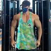 Men’s Gym Clothes Mesh Breathable Camouflage Bodybuilding Undershirt Summer Sleeveless TShirt for Male Sportswear