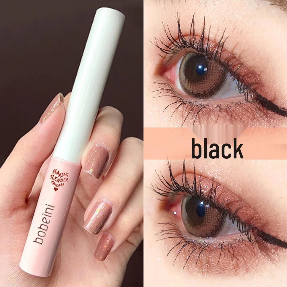 

Bobei Ni Pink Mascara with Small Brush for Volumizing, Lengthening, and Curling - Smudge-Resistant.