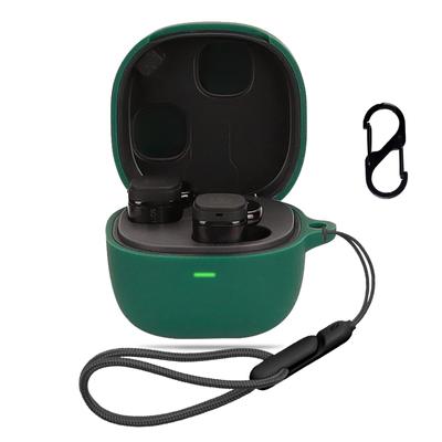 Case Cover for Audio Technica For Audio Technica Wireless Earphone Silicone Protective Case Can Be Worn and Dustproof Carabiner ATH-SQ1TW2 [NOUKAJU]