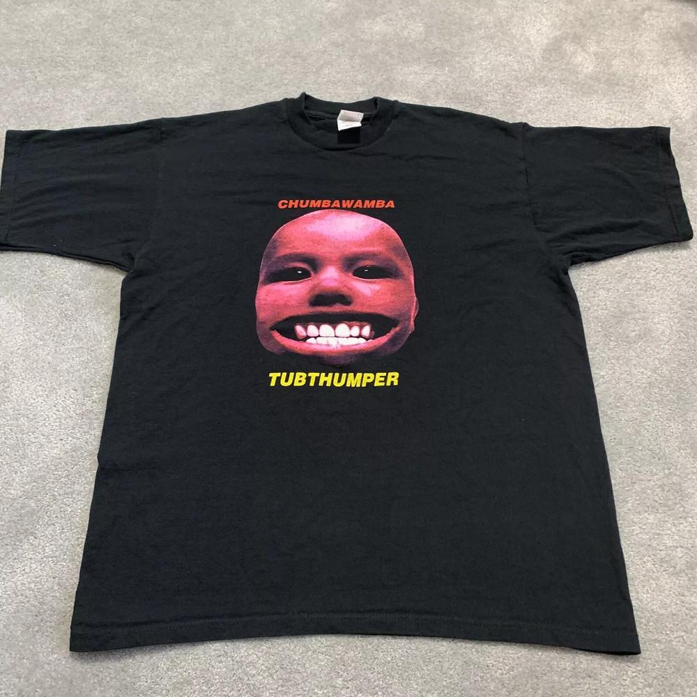 Chumbawamba Rock Band Tubthumper T Shirt Full Size S-5XL Unisex T-Shirt M