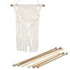 4pcs/set Dowling Macrame Weaving Poles Poster Hanger Pole  for Blanket Wall Home Hanging Accessories
