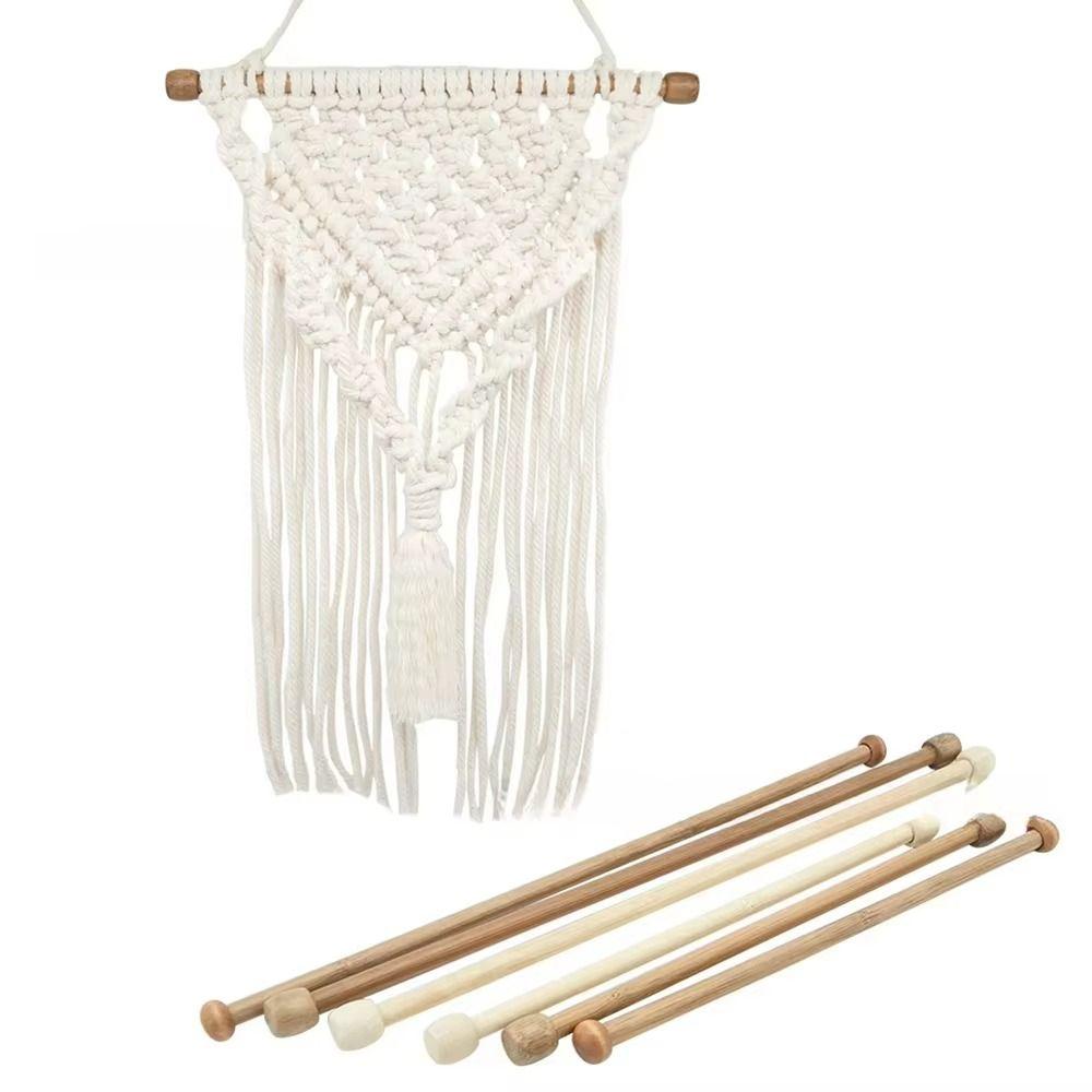 4pcs/set Dowling Macrame Weaving Poles Poster Hanger Pole for Blanket Wall Home Hanging Accessories