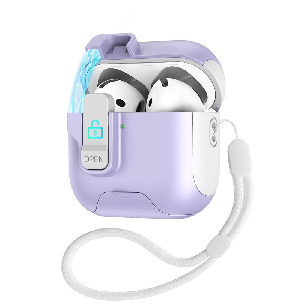 AirPods Pro 3 & 4 Protective Case with Pop-Up Stand