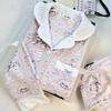 Women's Cartoon Dog Sea Island Cotton Pajama Set - Long Sleeve, Loose, Plus Size Homewear