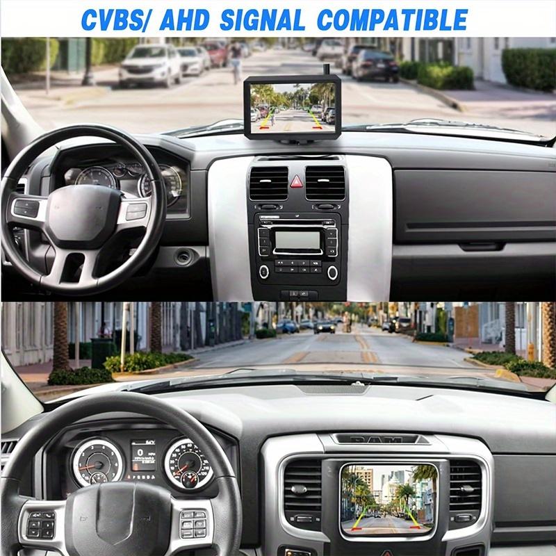 1080P AHD Fisheye Car Camera - Full-Color Night Vision, Parking Camera with Reverse View, Ideal for SUVs, RVs, and Pickup Trucks