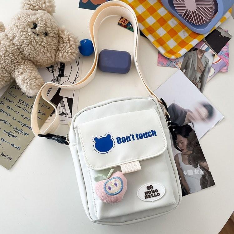 

Stylish And Adorable Small Oxford Fabric Bag For Students Sweet Casual Look белый