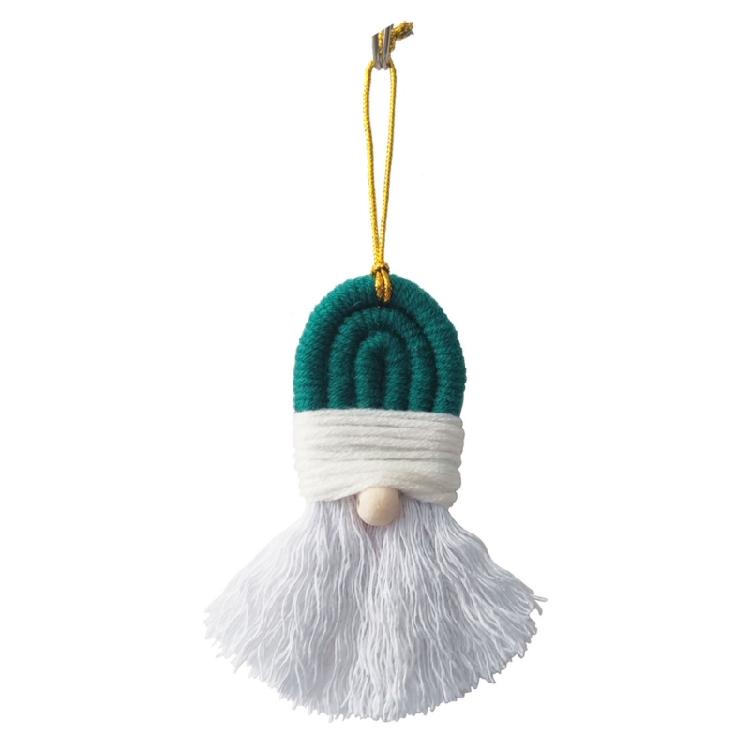 Crocheted Christmas Tree for Home Decor New Year Holiday Sign Knitting Gnome