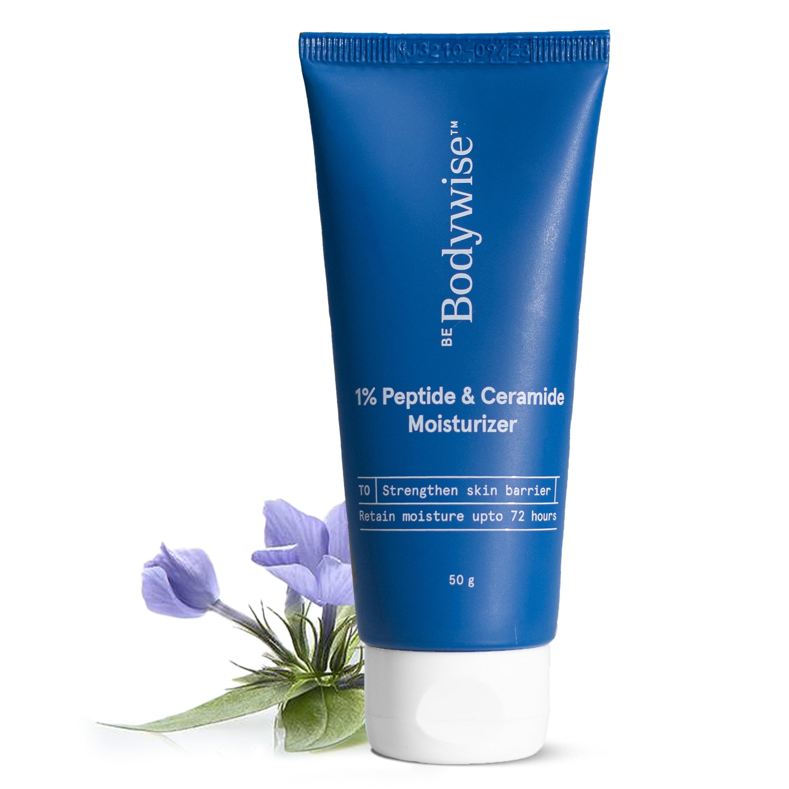 Be Bodywise 1% Peptide & Ceramide Moisturizer (50g) | Retains Moisture Upto 72 Hours | Strengthens Skin Barrier, Soothes Irritation & Redness | Lig