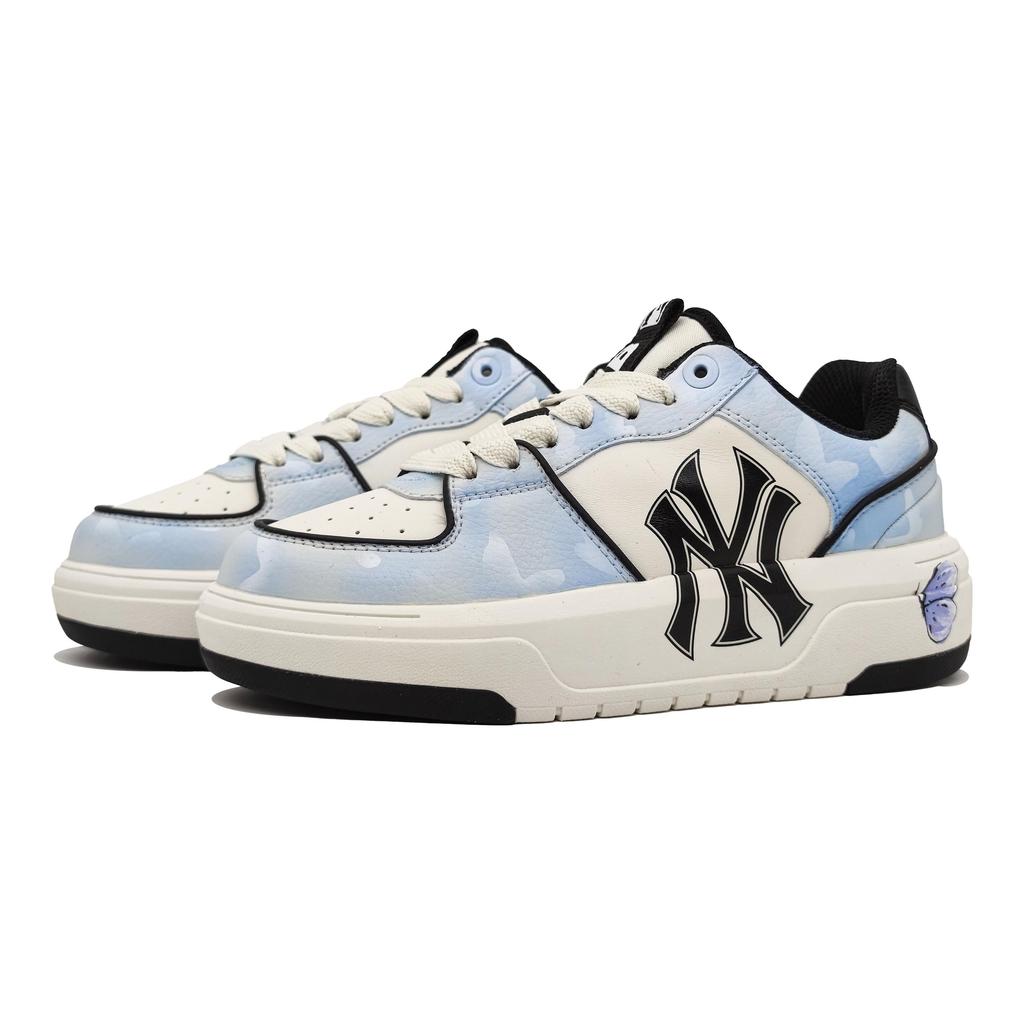 MLB Chunky Liner Slip Resistant Abrasion Resistant Low Top Skateboard Shoes Unisex Butterfly Blue 3ASXCA12N-50WHS(Team400-)