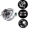 Round Flush Mount Hatch Plastic Handle Flush Marine Latch Cabinet Lift Pull Handle for RV Boat Deck Lock Stainless Steel Custom