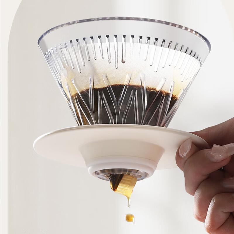 YRP Portable Coffee Filter Cup coffee dripper pour over V&60 White, black, silver gray V01/V02 quality reusable filters