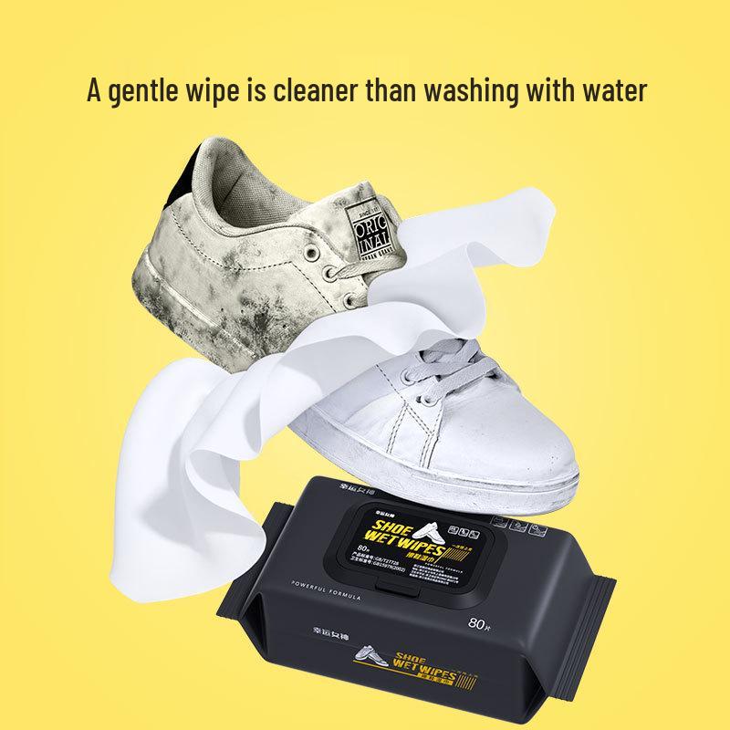 Salviette per la Pulizia delle Scarpe da 80 Pezzi - Sensazione Virale di TikTok per la Rimozione delle Macchie e la Cura delle Scarpe Bianche