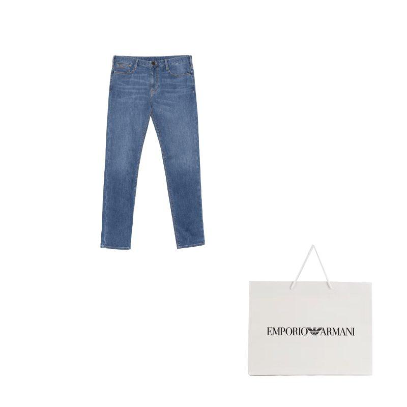 Emporio Armani SS22 Jeans Men's Light Blue 8N1J06-1G0LZ-0943