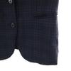 Paul Smith Made In Japan Check Pattern Tailored Jacket 40 Navy Women Used