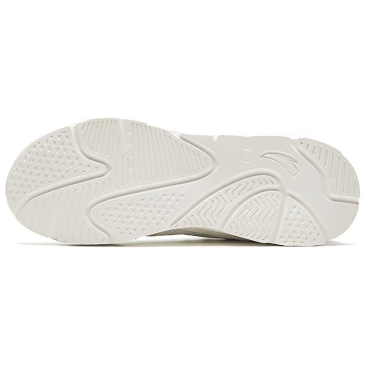 Anta Little Millennium Comfortable Breathable Shock Absorbing Wear Resistant Low Top Dad Shoes Men sneaker White Blue 912438813-1