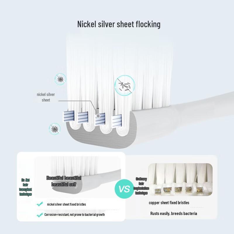 Dr. Bei Soft Bristle Toothbrush CN plug (adapter included)