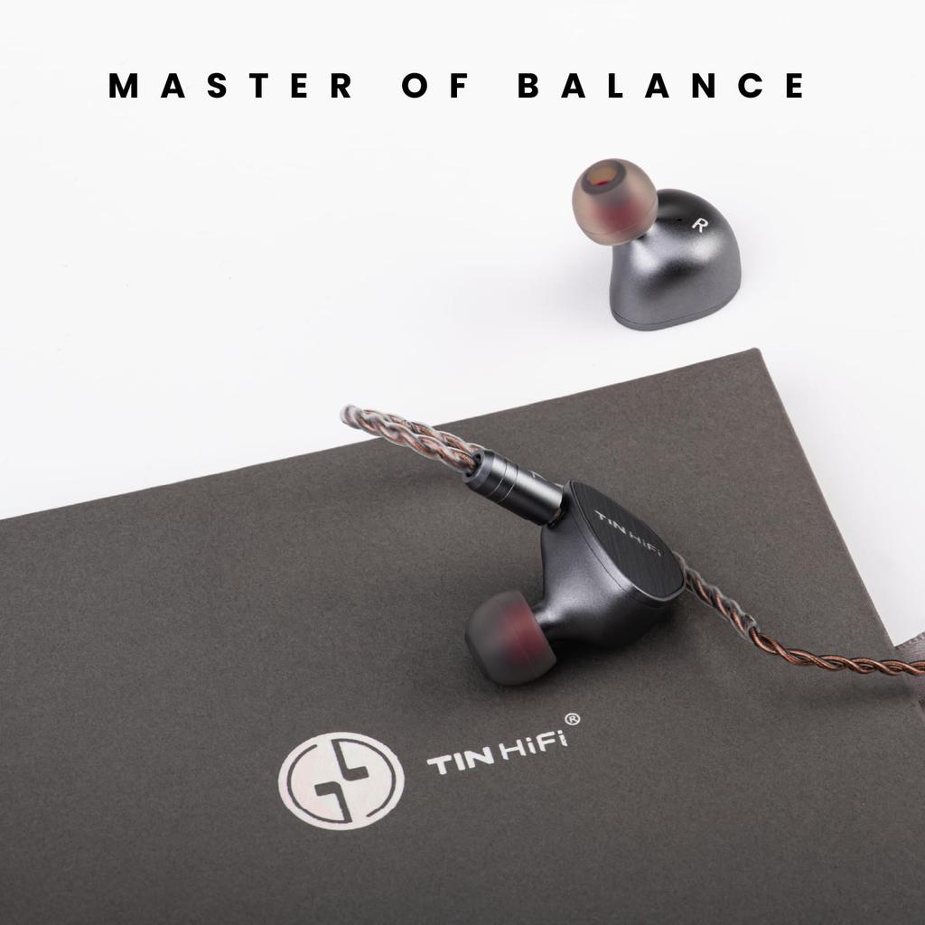 TINHIFI DUDU Wired Earphones with Planar Driver Design and 0.78mm 2PIN Detachable Cable, Ideal for HiFi Music, Gaming, and Monitoring (Gray, DUDU