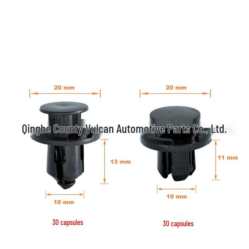 Honda Universal Fit 180pcs Decorative Clip Bumper Push Pin Fastener, Hood Retainer, Door Panel.