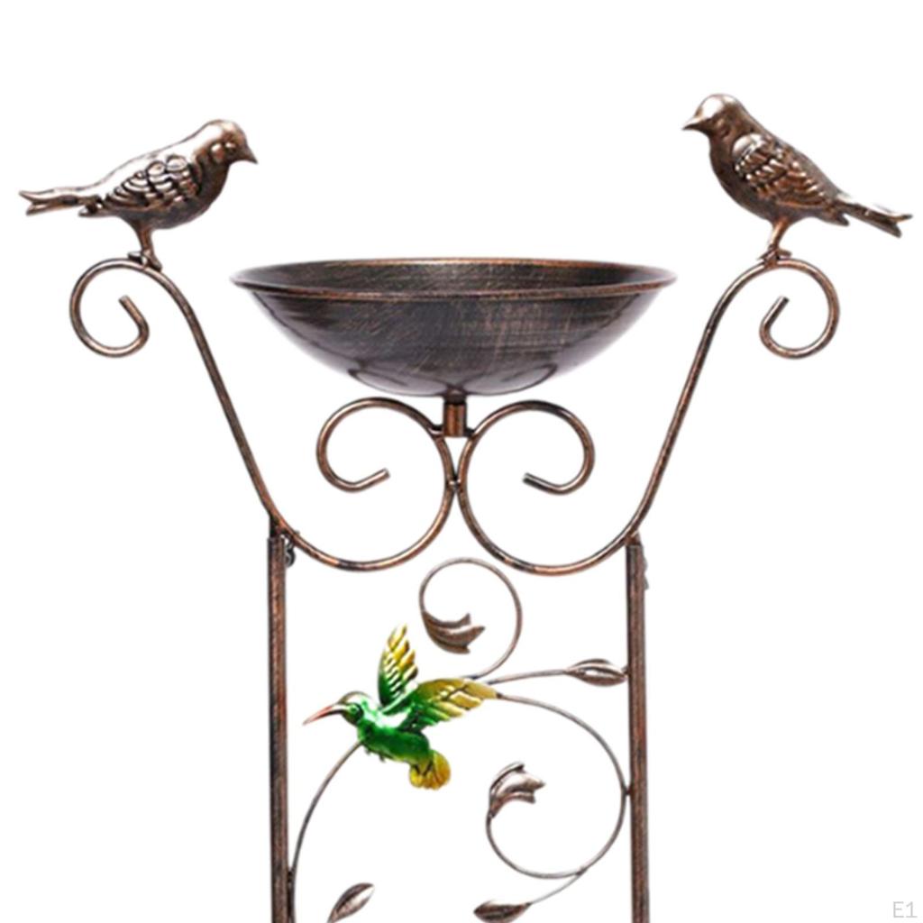 Combinație de baie de păsări și spalier pentru plante pentru eleganța grădinii în aer liber