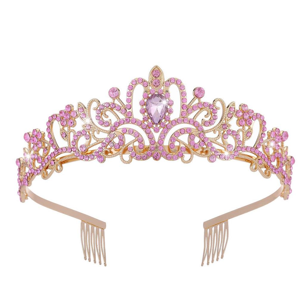 Crystal Diamond Bridal & Birthday Crown Hair Accessories
