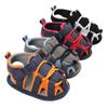 2026 LY New Fashion Flannel Upper Print Cotton Fabric Outdoor Prewalk Unisex Crib Baby Sandals Slippers EVA Midsole Breathable