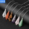 Hexagonal Smart Pendulum Pendant Natural Crystal Ornament Decoration
