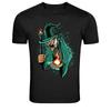 Dark Wizard With Fire Magic Graphic T-Shirt