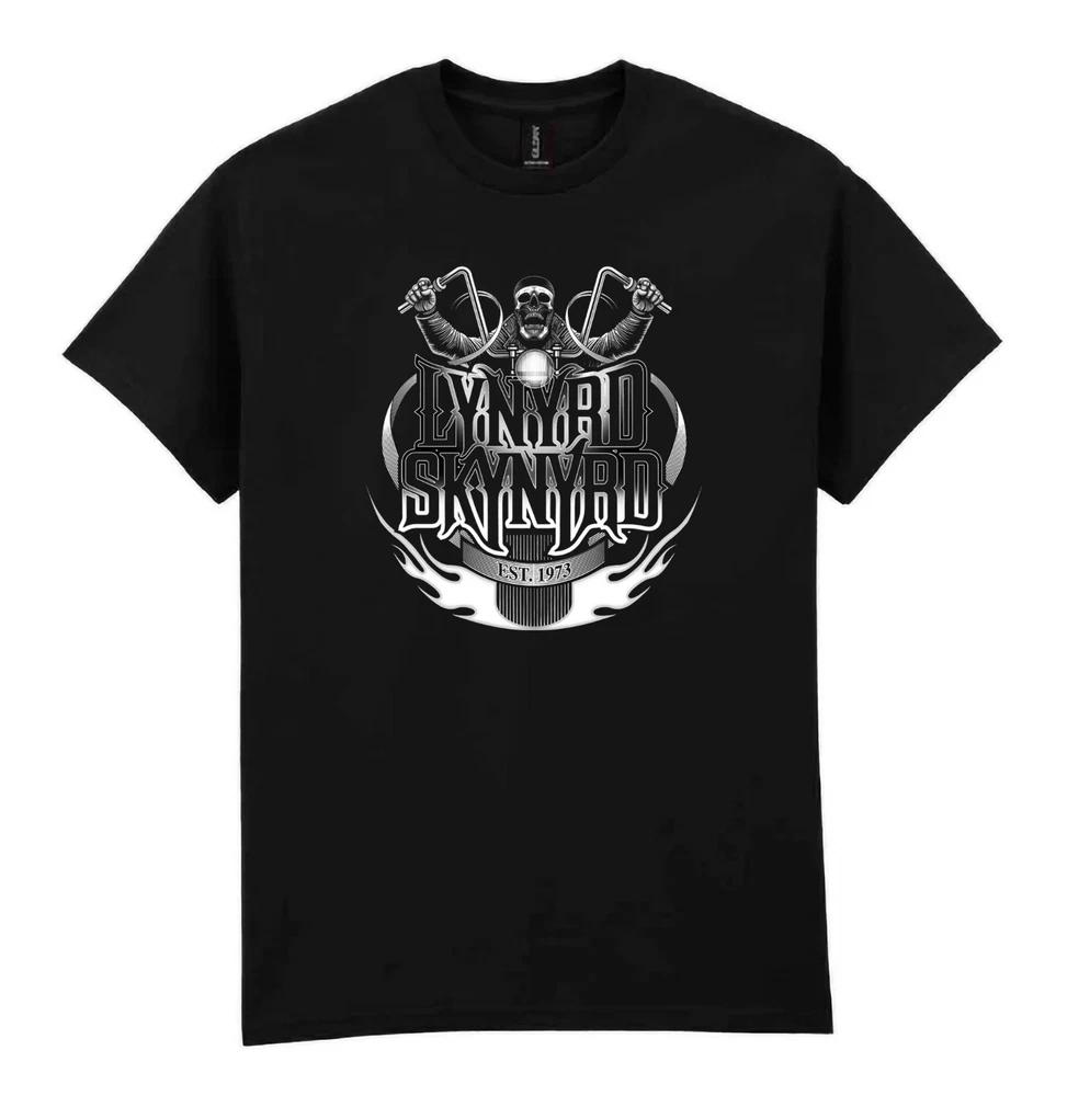 Lynyrd Skynyrd Black TShirt ultra cotton Southern Rock band gift for him L