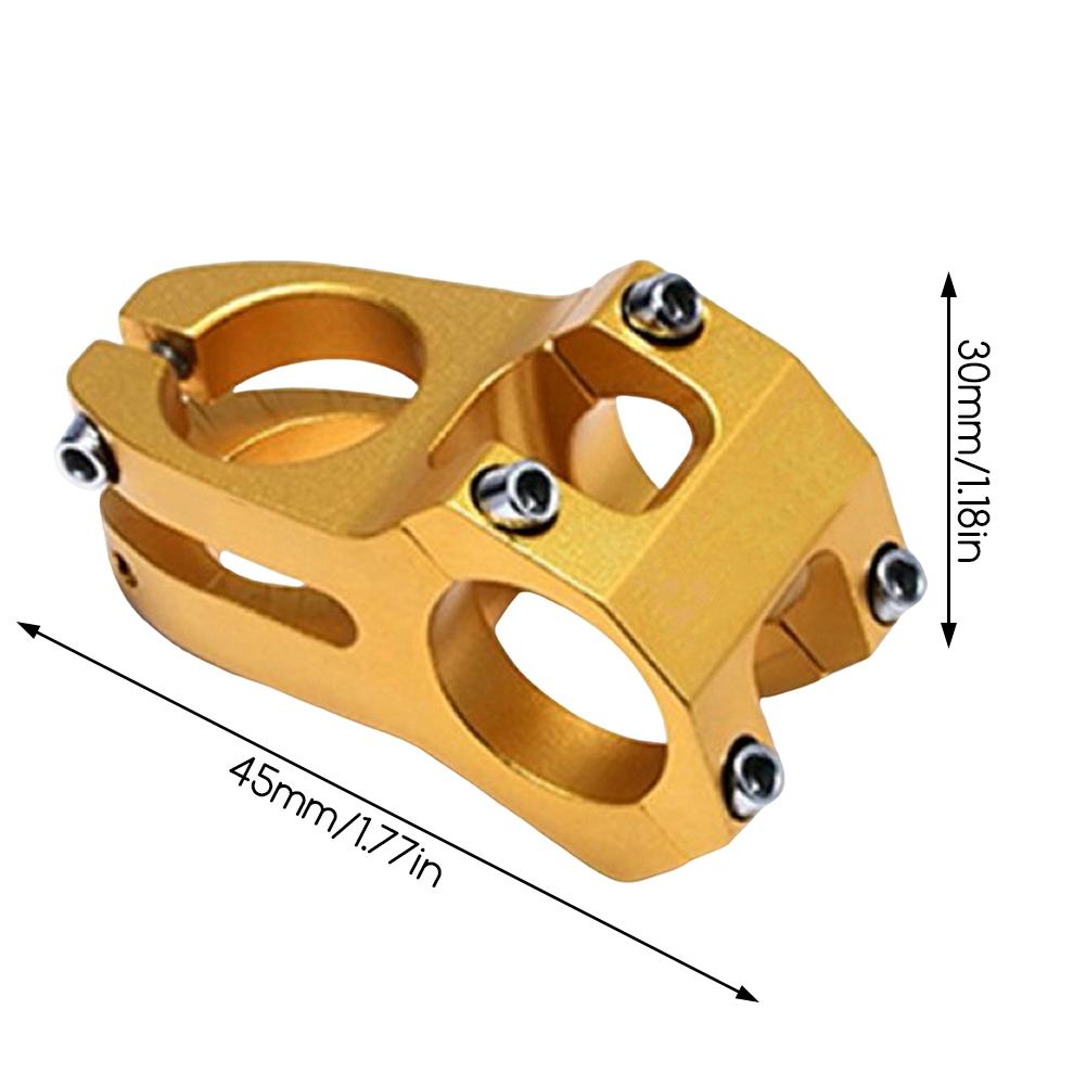 Bike Handlebar Stem,Aluminum Mountain Bike Handlebar Handlebar Stem,Easy Installation Secure Clamping For Road Mountain Bike