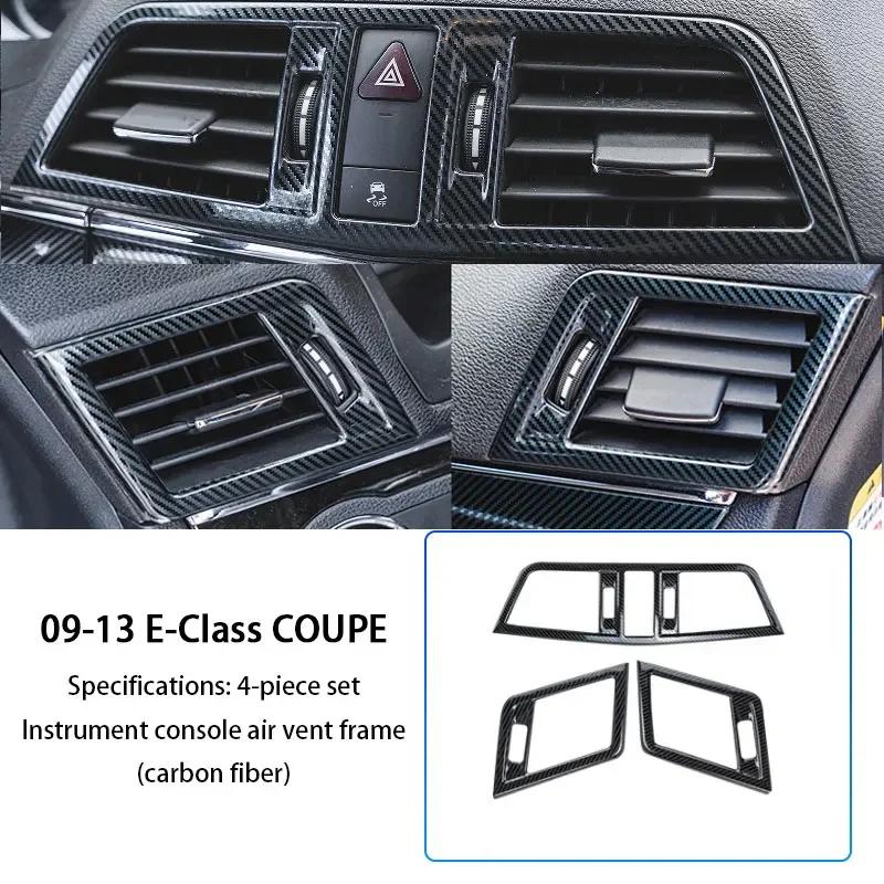 Kohlefaser Mittelkonsole Schalthebel Panel Abdeckung Für Mercedes Benz E-Klasse W212 W207 Coupe E260 E350 Armlehnenbox Dekoration