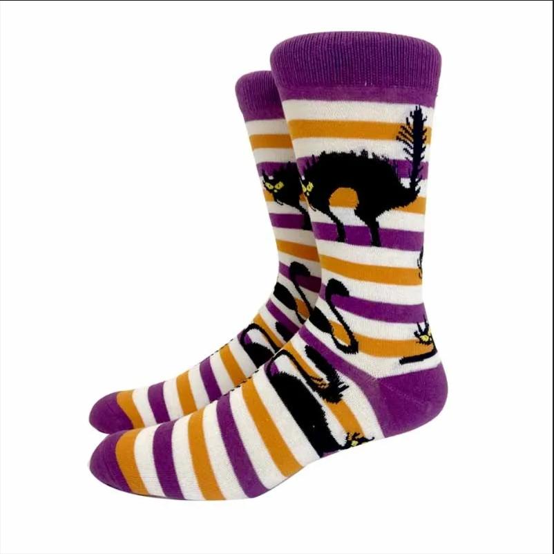 Nouveaux Chaussettes Halloween Femmes Harajuku Chaussettes Squelette Drôle Alien Hommes Chaussettes Chaussettes Citrouille Chaussettes Monstre Chaussettes Mi-Mollet Chauve-Souris Chaussettes Anime