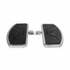 Wide Adjustable Front Motorcycle Footboard Aluminum with