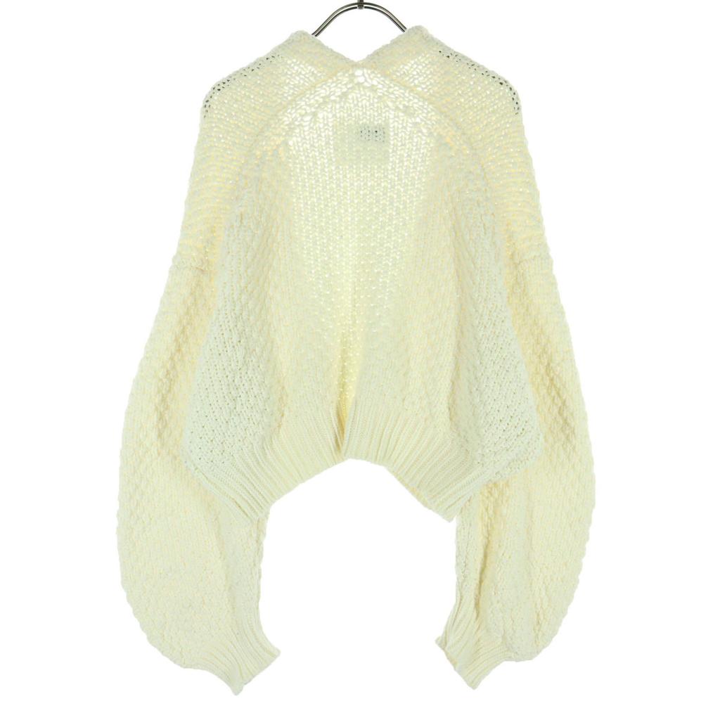 Beauty Products FRAY I.D Long Sleeve Knit Cardigan F White FWNT231219 Women Used