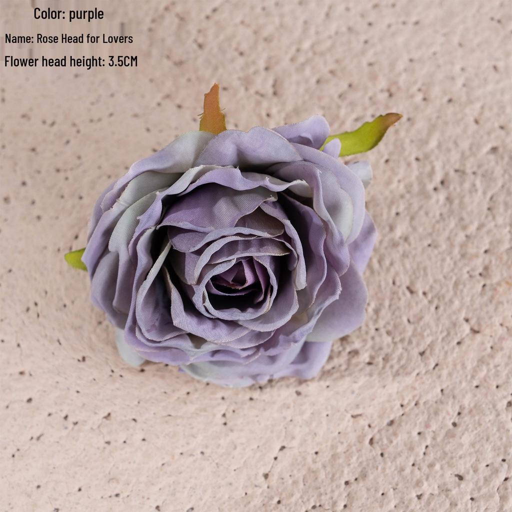 Artificial Rose Flower Heads - Greenery Wedding Decor & Crafts INS Style