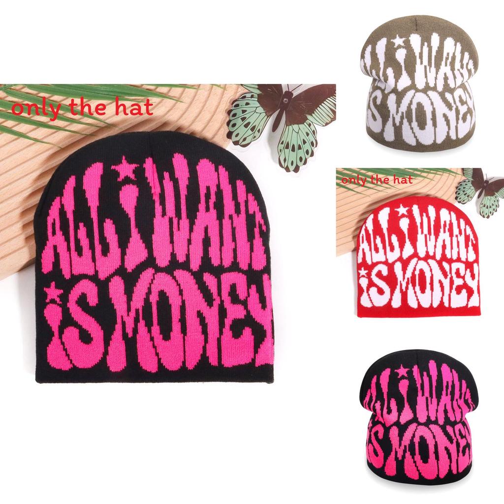 Modern Fashion Knitted Cap With Letter Design For Hip Hop Style