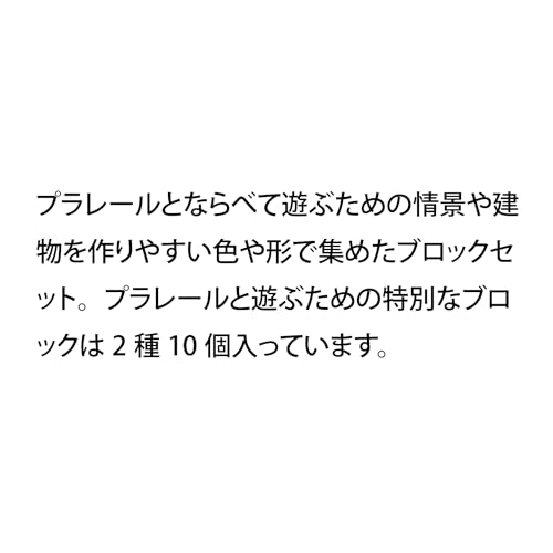 Gakken Let's Play with Plarail! Gakken New Block Diorama Starter Set (Ages 3 and Up) 83736