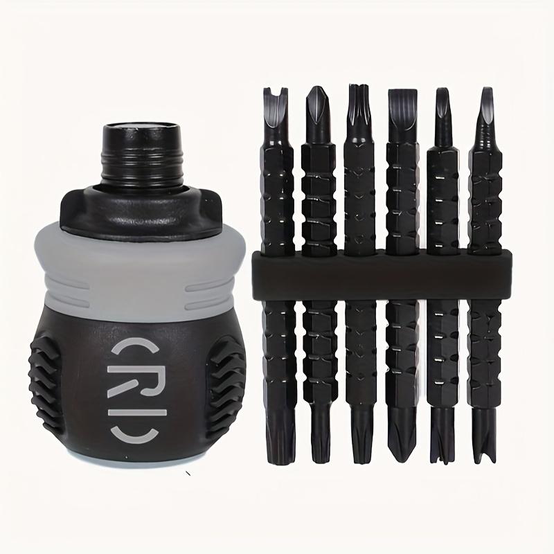 Useful Ratchet Screwdriver Set Short Shaped Radish Head Special Shaped Screwdriver Bits, Odd Shaped Screwdriver Bits Combination Other чёрный