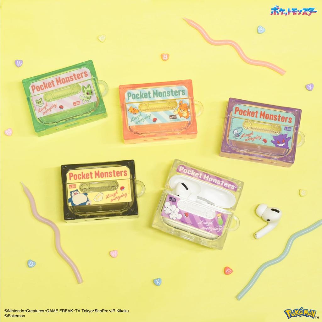 Gourmandies Pokemon AirPods Pro (2. Generation)/AirPods Pro-kompatibles Kassettengehäuse Nyaoha POKE-921C