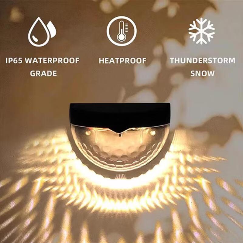 

NuFeng Solar LED Semicircle Wall & Fence Lights (6 Pack)
