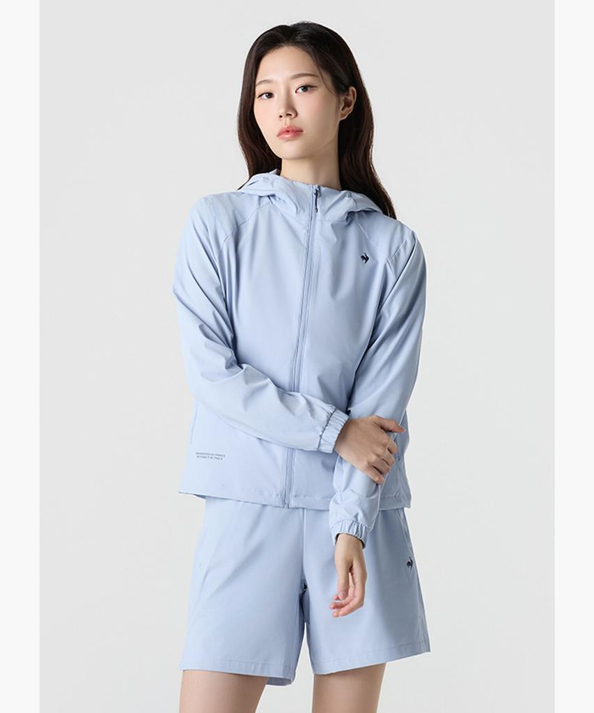 Lecoq Uni Running Dry Single-Layer Jacket - Blue Qr123Ejk31 (A Type)