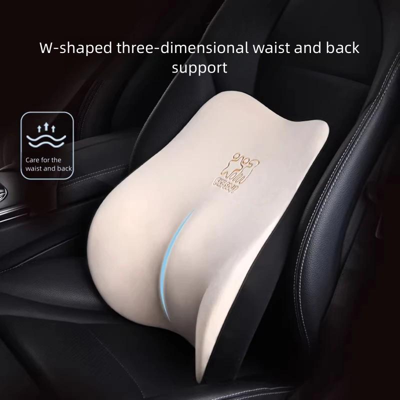 Icaroom headrest lumbar support seat next pillow universal car headrest lumbar pad lumbar support cushion for all seasons