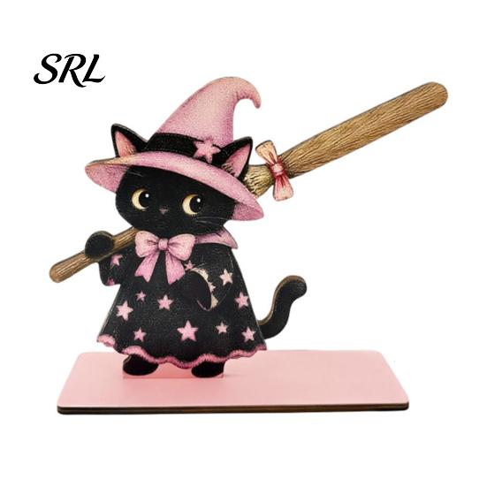 Wooden Roll Paper Stand Halloween Towel Holder, Cute Patchwork Ghost Napkin Stand, Holiday Home Accents Rustic Dispenser for Kitchen Dining