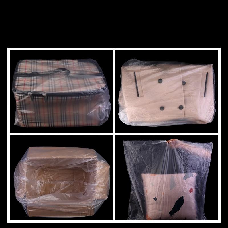 Transparent Storage Bag Dustproof Low-pressure Flat Pocket Moving, Organizing Luggage, Inner Lining Bags Multi Functional PE Bag for Storage
